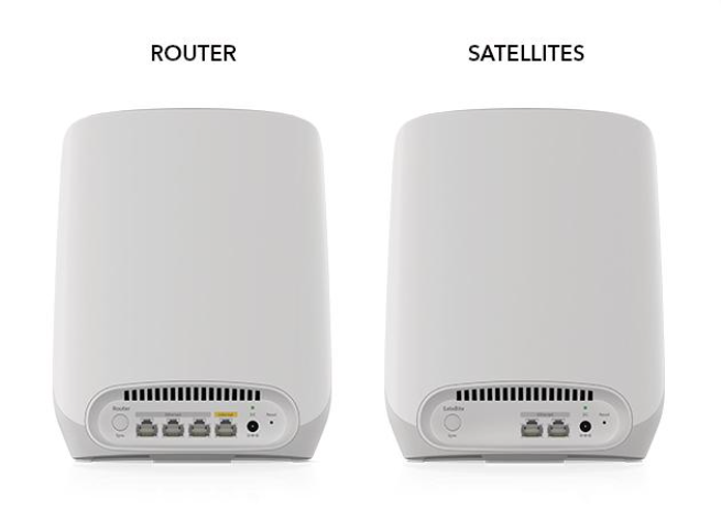 Netgear AX5400 WiFi Mesh System (RBK762S) Orbi Tri-band WiFi 6 Mesh System, 5.4Gbps, Router + 1 Satellite Netgear AX5400 WiFi Mesh System (RBK762S) Orbi Tri-band WiFi 6 Mesh System, 5.4Gbps, Router + 1 Satellite